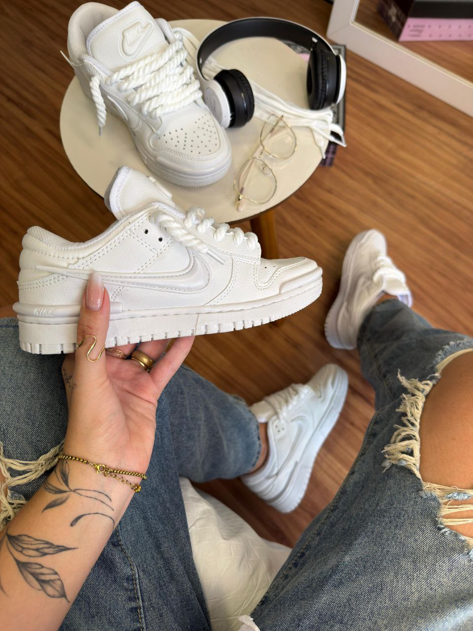 Nike Dunk Twist (Cadarço Trançado)